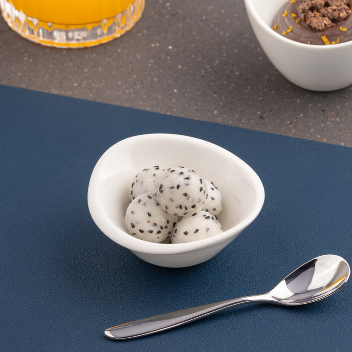 Curved  Bowl | Porcelain, 1.69oz |  Pack of 18