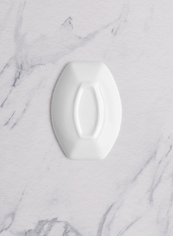 Rectangle Oval Dish | Porcelain, 4.05x2.91" | Set of 18