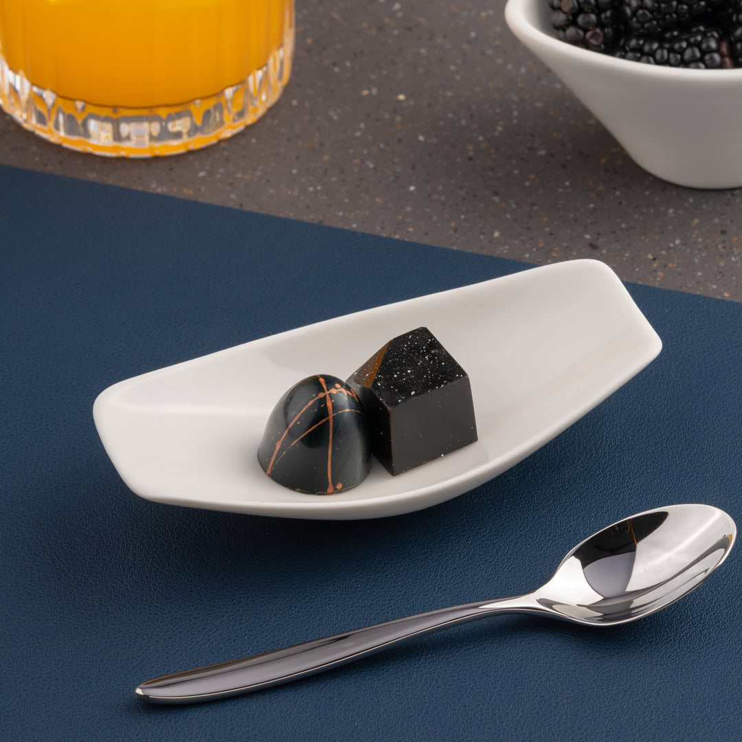 Rectangle Dish | Porcelain, Ivory| 1.01oz| Set of 18