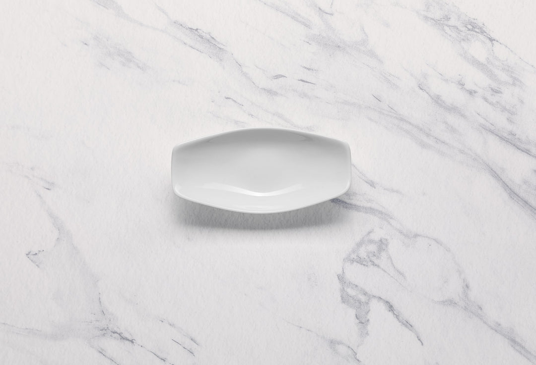Rectangle Dish | Porcelain, Ivory| 1.01oz| Set of 18