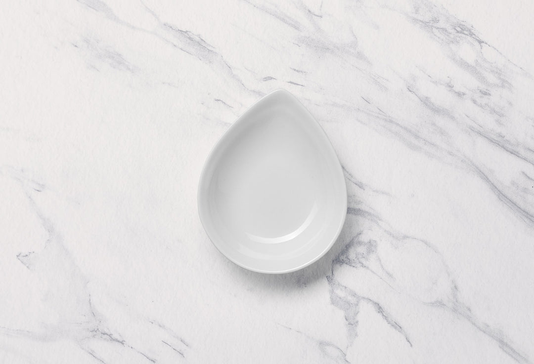 Single Pointed Dish | Porcelain, Ivory | Pack of 18