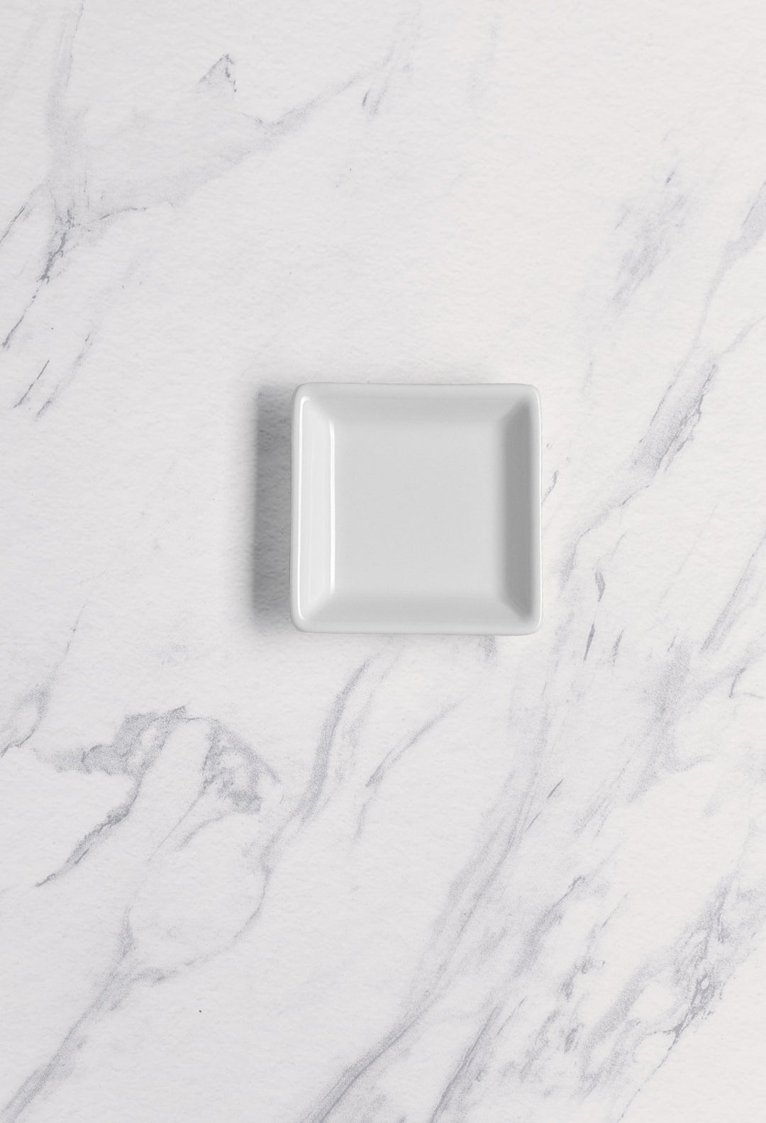 Square Plate | Porcelain | Set of 18