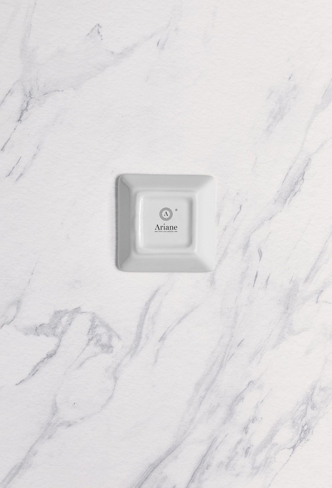 Square Plate | Porcelain | Set of 18