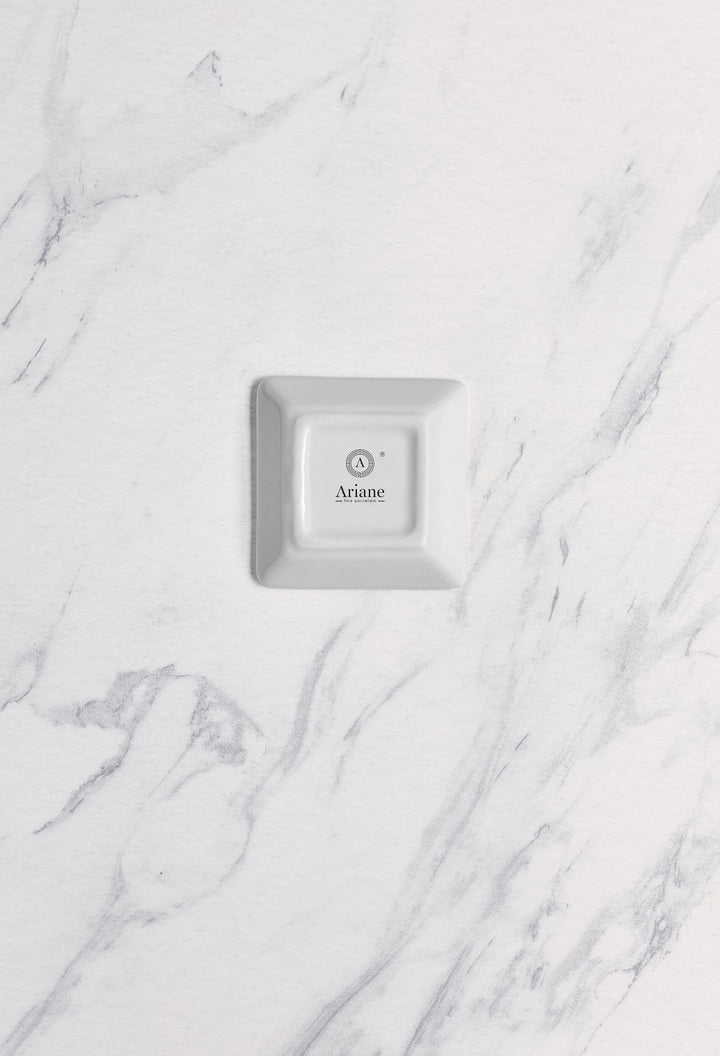 Square Plate | Porcelain | Set of 18