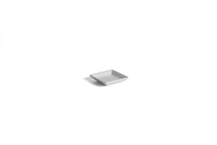 Square Plate | Porcelain | Set of 18