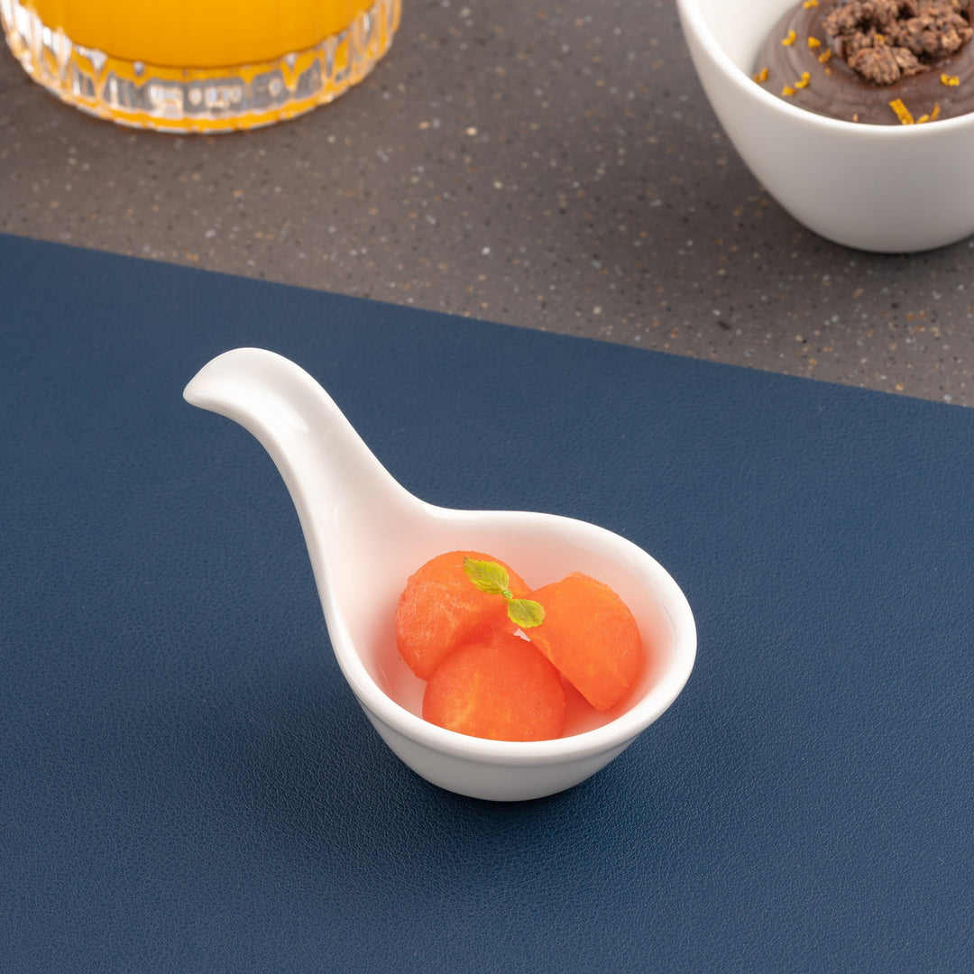 Straight Spoon Bowl | Porcelain, 0.08oz | Pack of 18