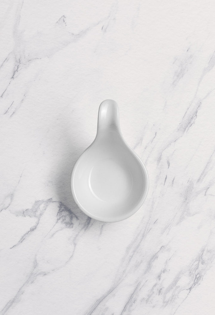 Straight Spoon Bowl | Porcelain, 0.08oz | Pack of 18