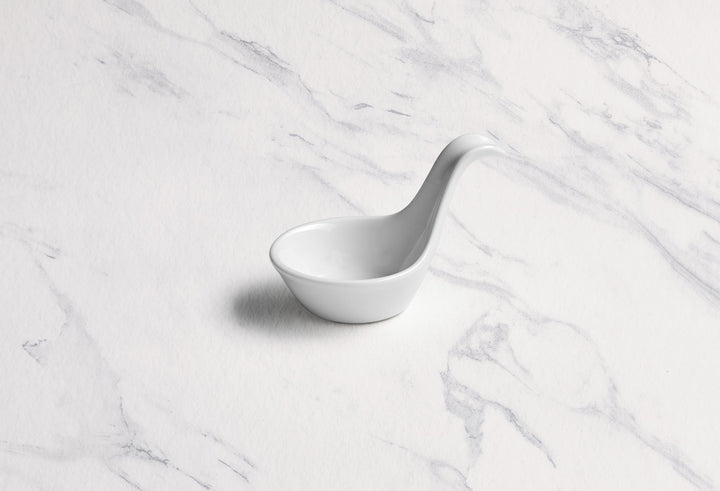 Straight Spoon Bowl | Porcelain, 0.08oz | Pack of 18