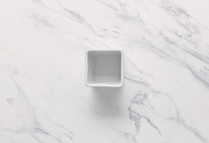 Deep Square Container | 3.55 oz, Porcelain | Pack of 18