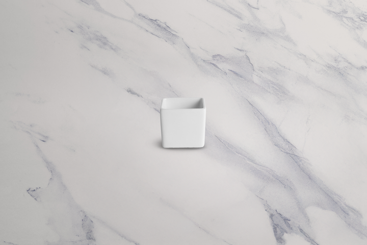 Deep Square Container |2.71 oz, Porcelain | Pack of 18