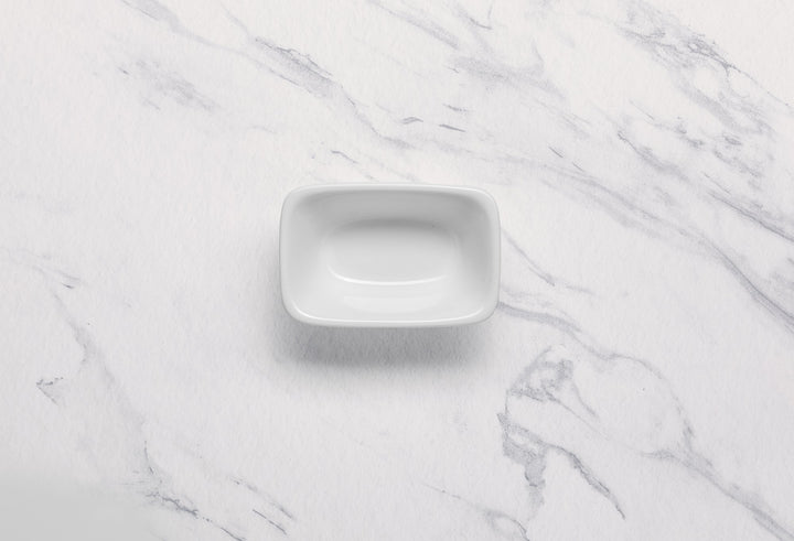 Rectangular Bowl | Porcelain, 2.71oz | Pack of 18