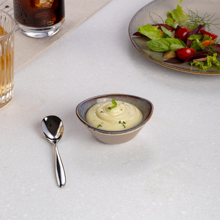 Porcelain Bowl | Miniature Curved Bowl | Set of 18