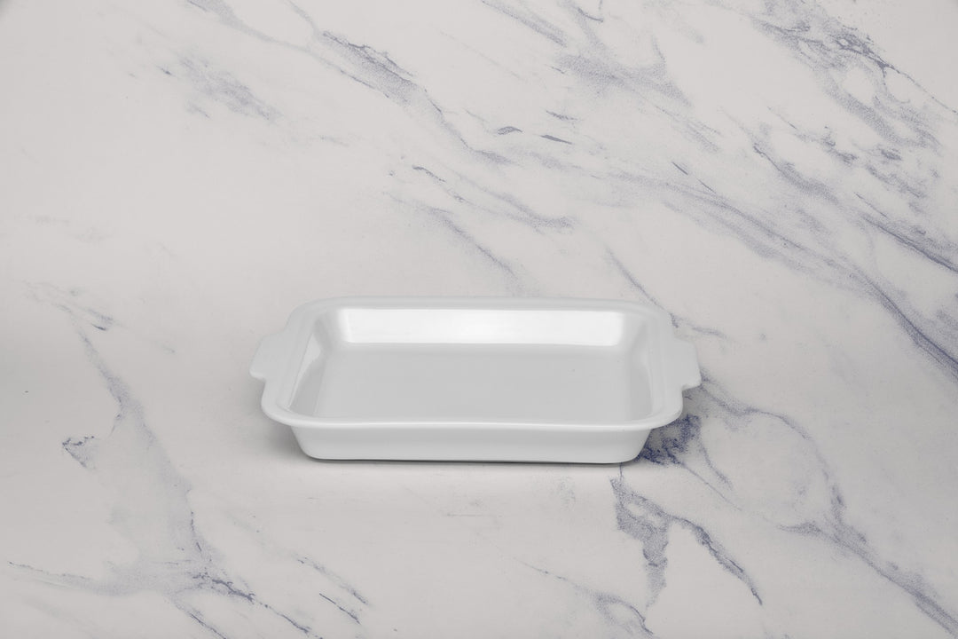 Burger Serving Plate | Ivory Porcelain | 15.22 oz | Set of 3 Pcs