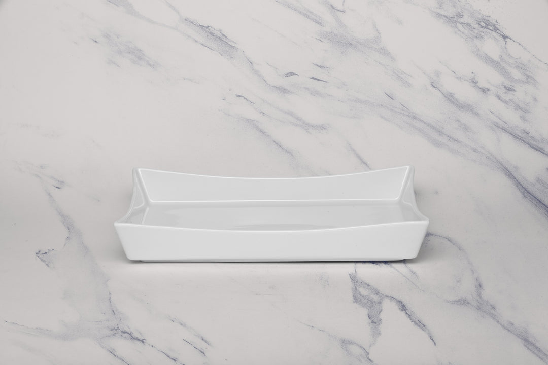 Hot Dog Serving Holder | Ivory Porcelain | 12.17 oz | Set of 12 Pcs