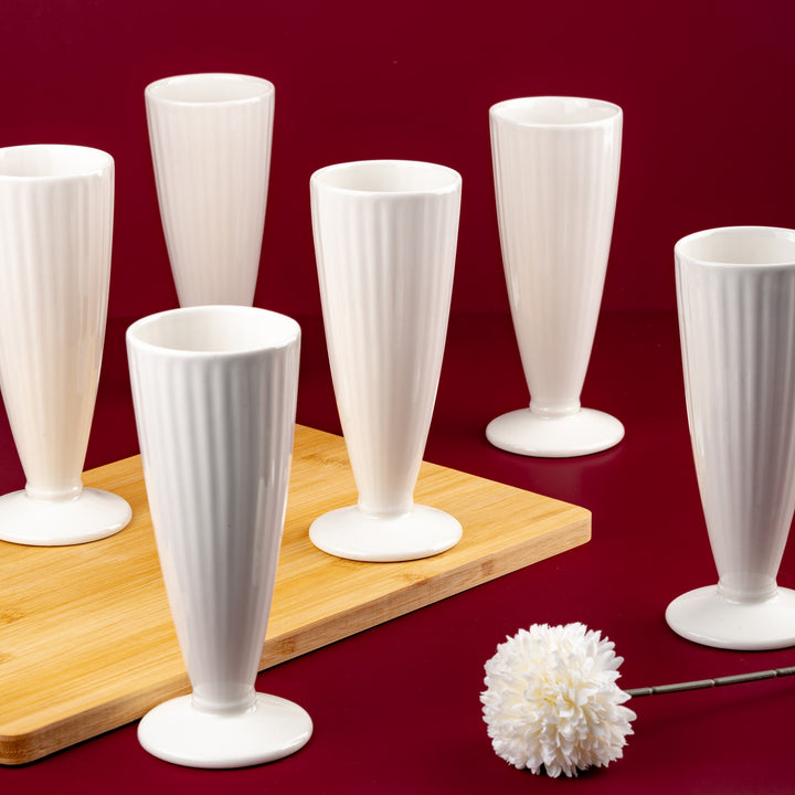 Milkshake Mug | Porcelain | Ivory | 10.14 oz | Pack of 6