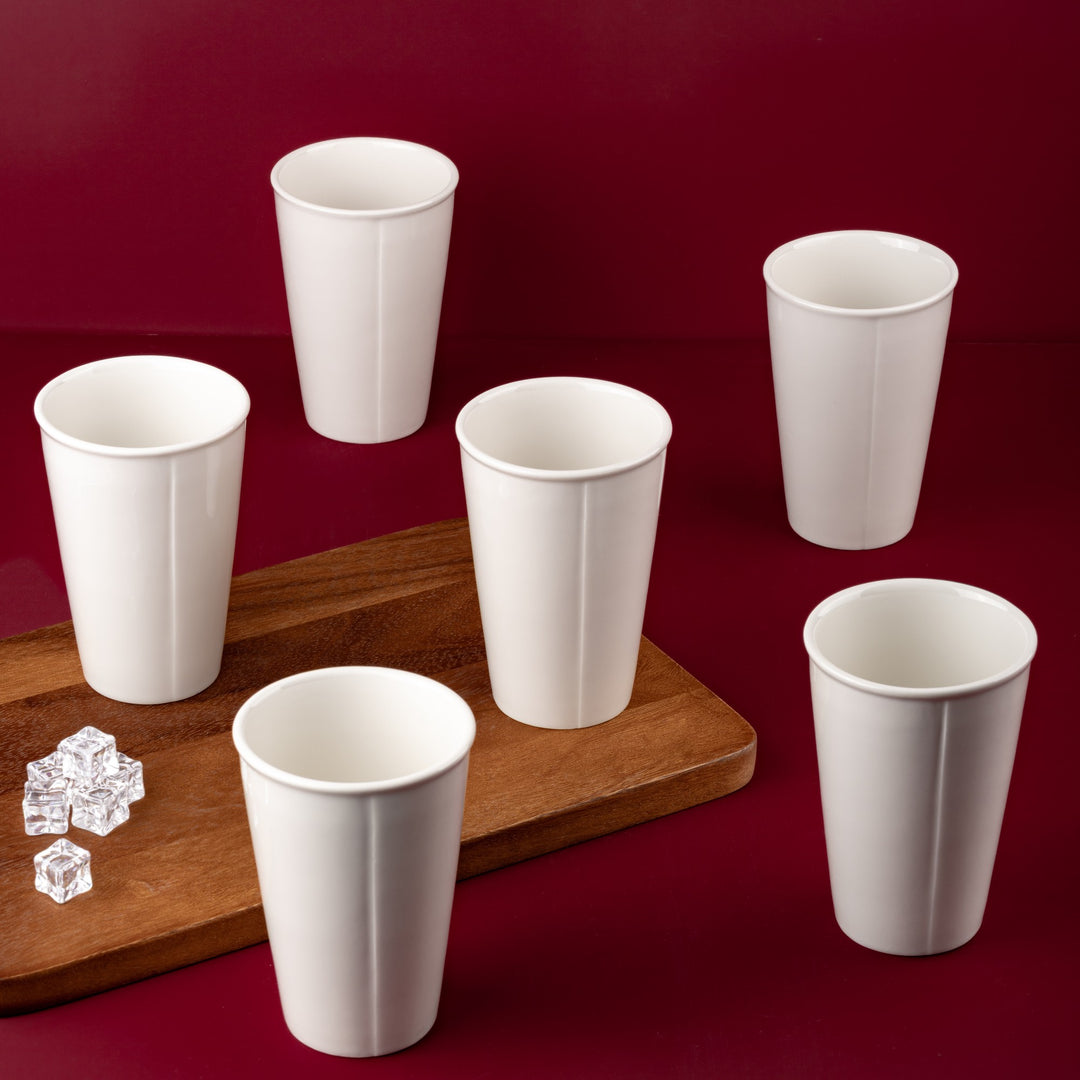 Soda Mug | Porcelain | Ivory | 14.54 oz | Pack of 6