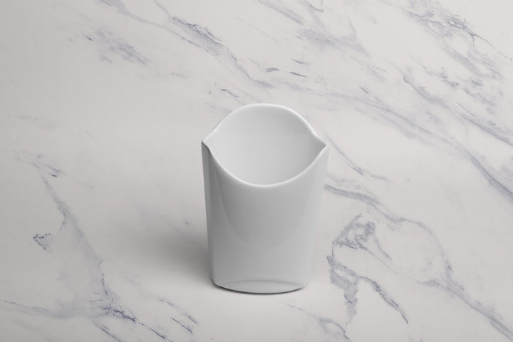 French Fries Holder | Porcelain | Ivory | 6.29" Dia | Pack of 6