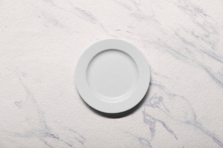 Porcelain Prime Round Flat Plate | Ivory | Set of 12