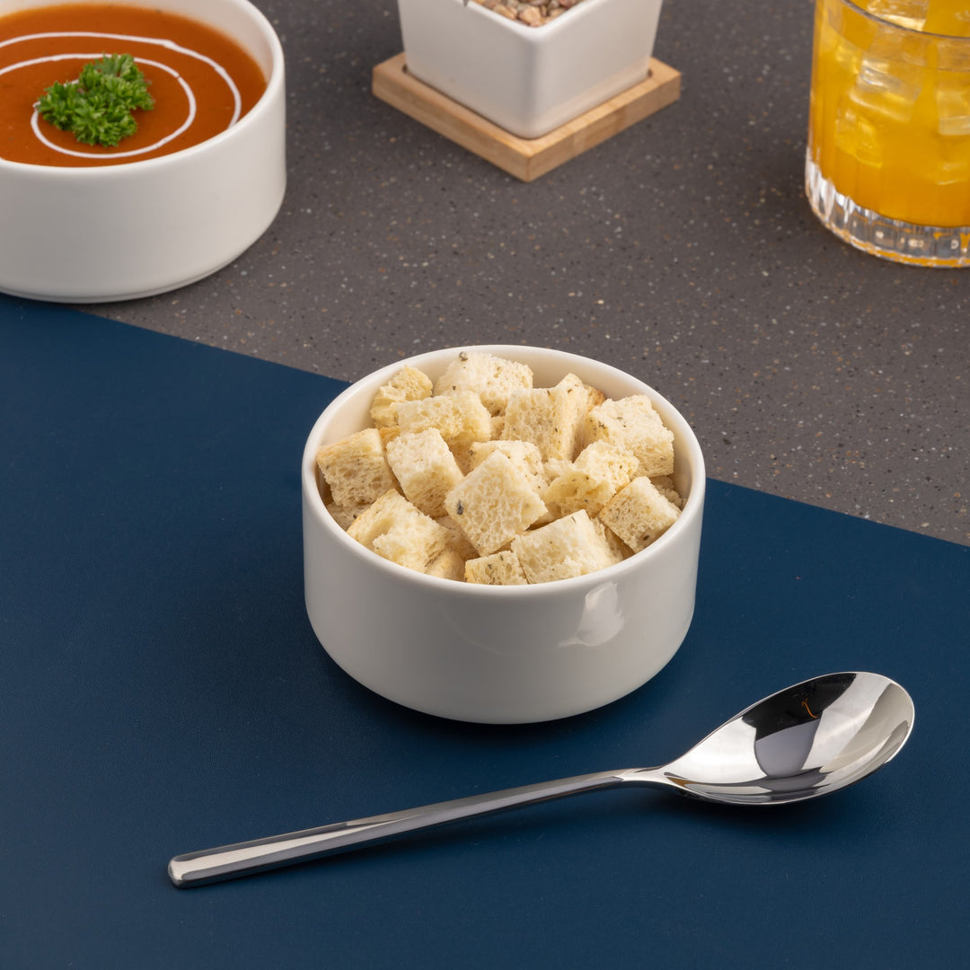 Classic Butter Ramekin Bowl | Ivory Porcelain | Pack of 12 Pcs