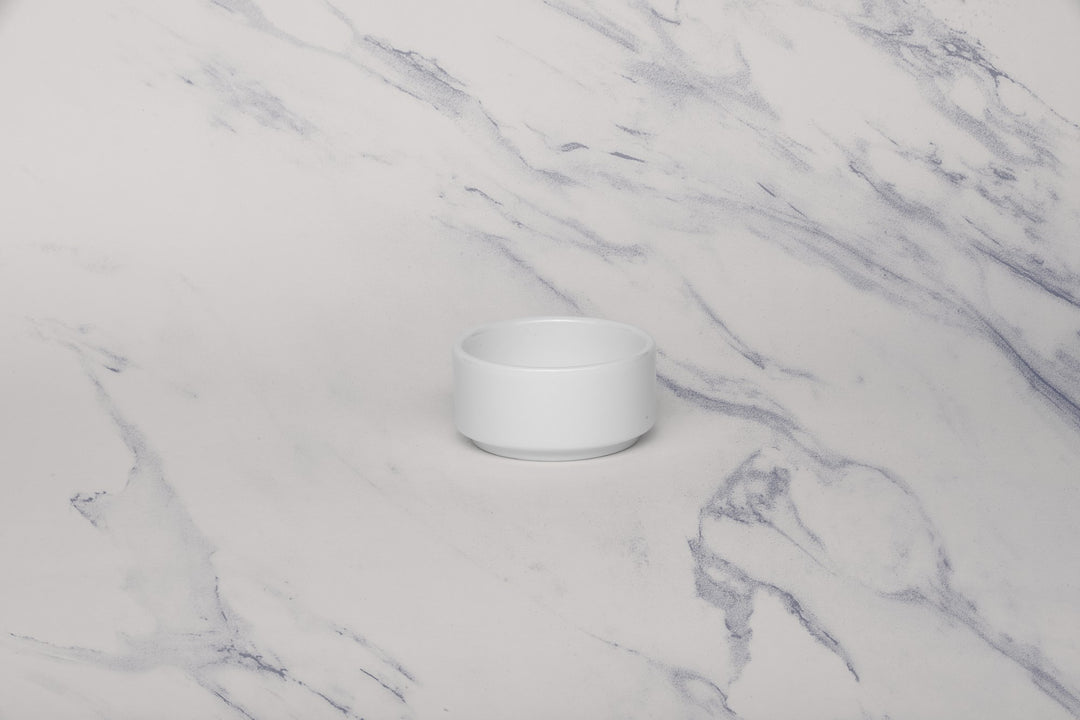 Classic Butter Ramekin Bowl | Ivory Porcelain | Pack of 12 Pcs