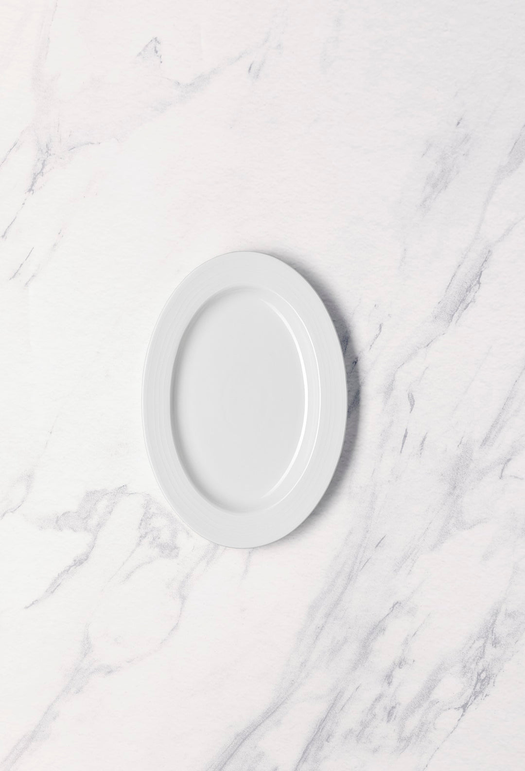 Porcelain Oval Platter | Ivory | Pack of 12