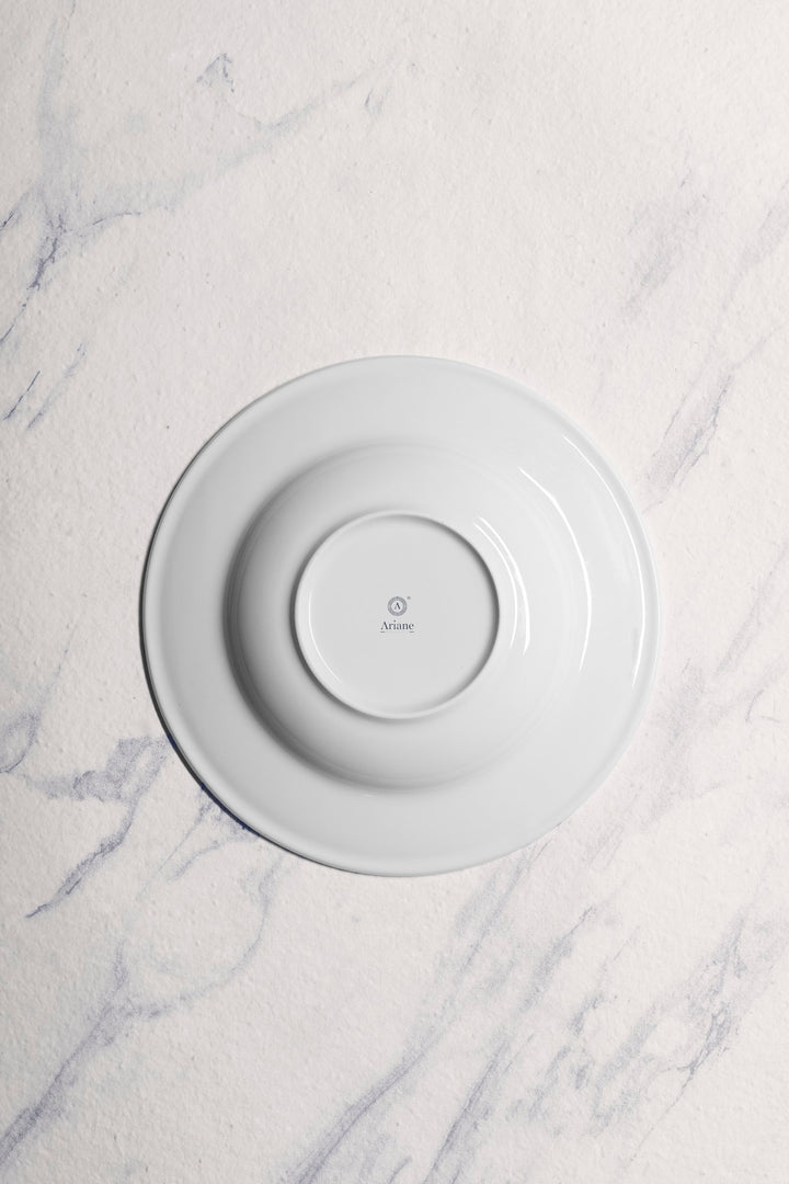 Porcelain Deep Plate | Prime Deep Dinner Plate, Set of 6