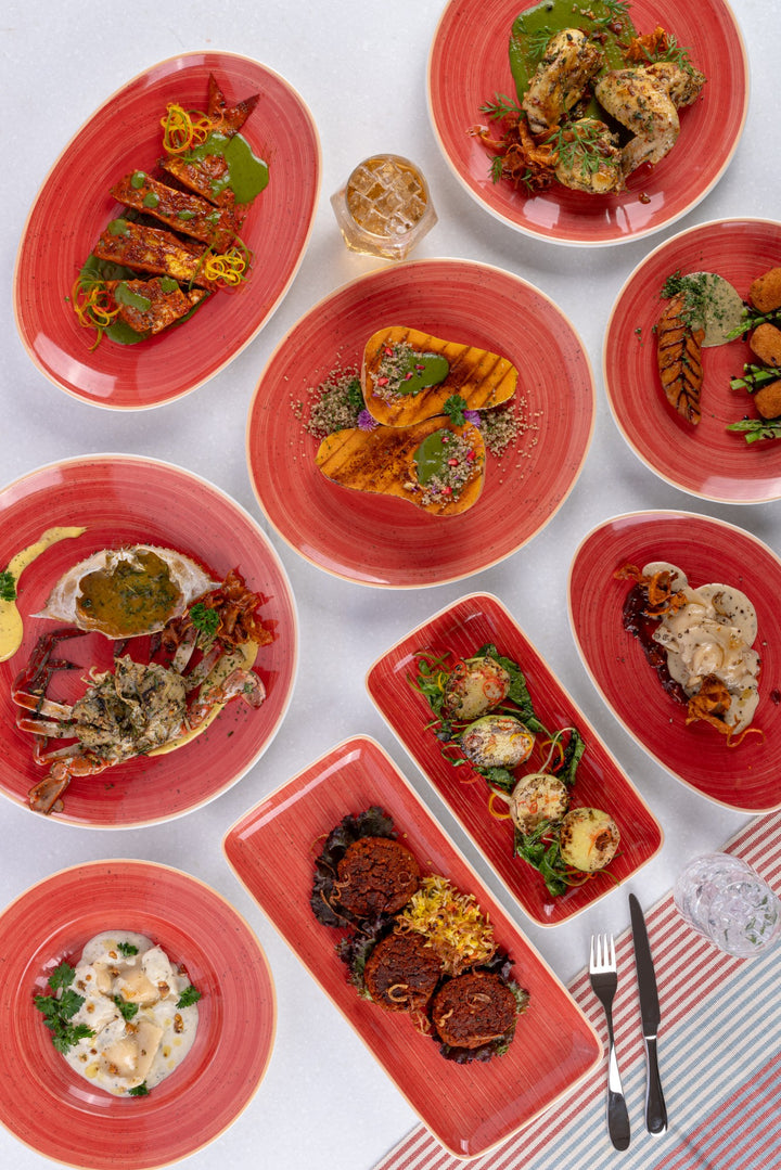 Porcelain Steak Plate | 11.81" Prime Steak Plate | Set of 6