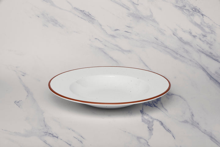 Porcelain Deep Plate, 10.2" | Set of 6