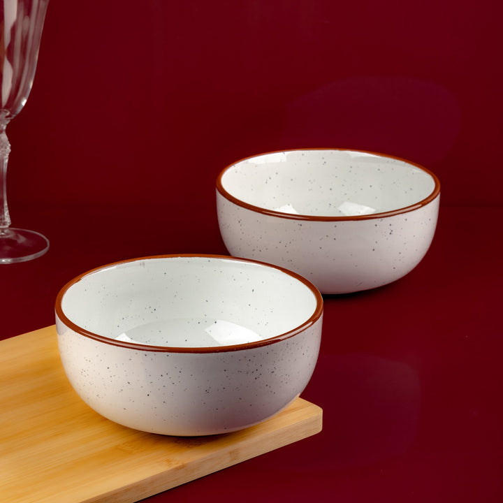 Porcelain Bowl | 7" Prime Non Stackable Bowl | Set of 2