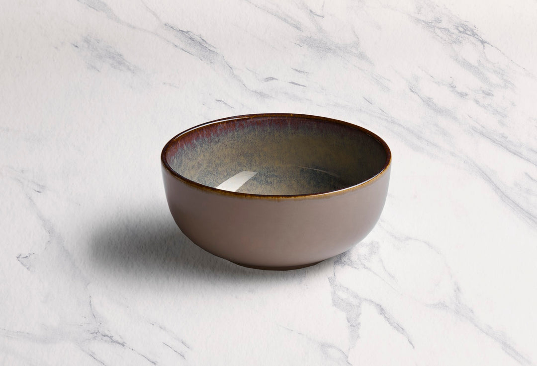 Porcelain Non Stackable Bowl | Splash Beige, Set of 8
