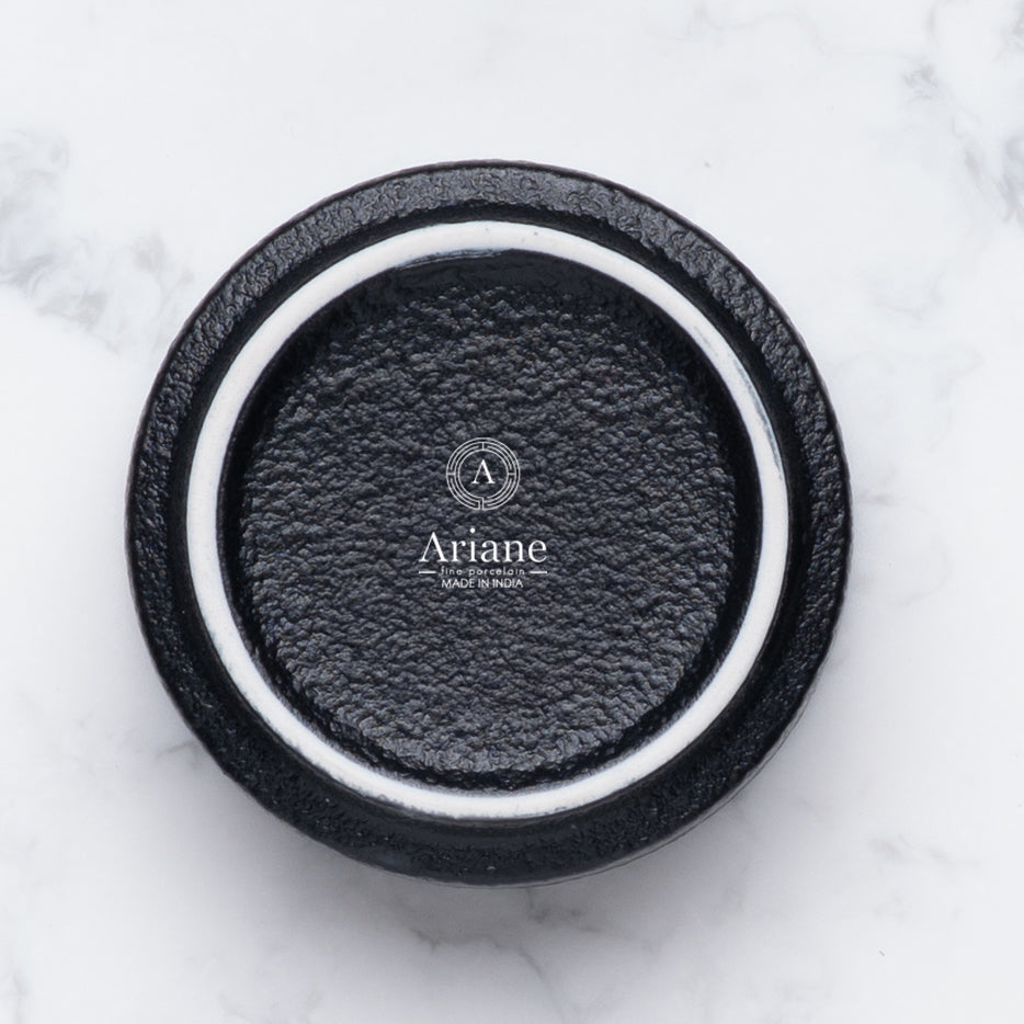 Butter Ramekin | Black, Porcelain | 2.37oz | Set of 12 pcs