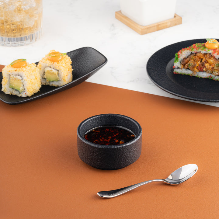 Butter Ramekin | Black, Porcelain | 2.37oz | Set of 12 pcs