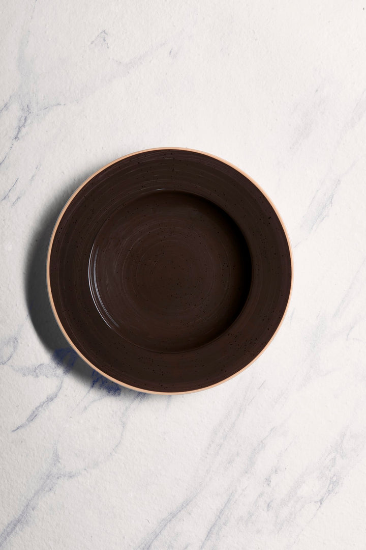 Porcelain Deep Plate | Prime Deep Dinner Plate, Set of 6