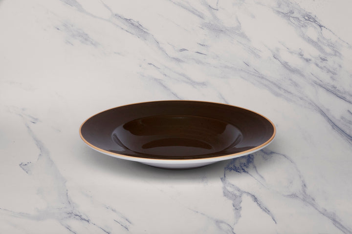 Porcelain Deep Plate | Prime Deep Dinner Plate, Set of 6