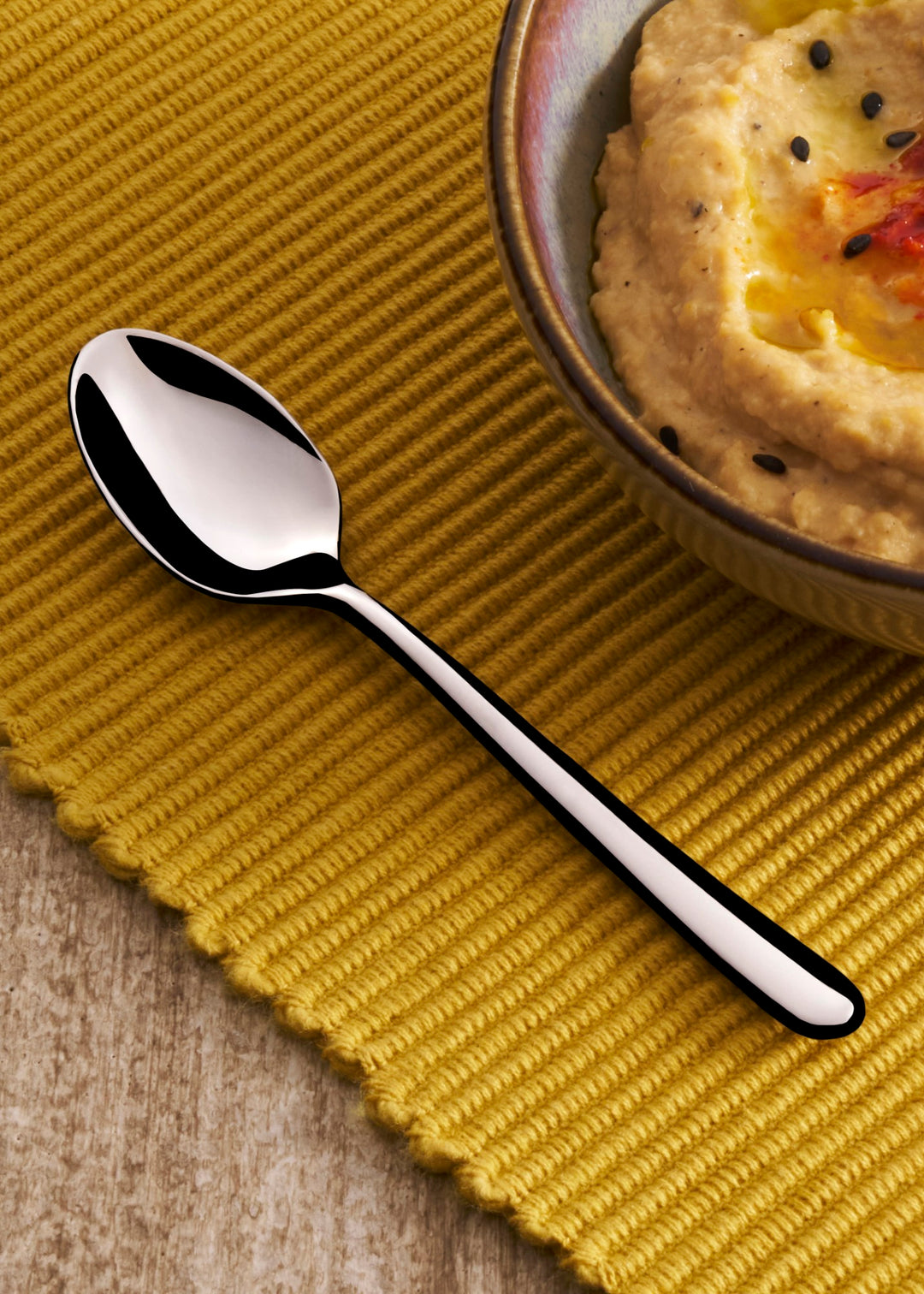 Stainless Steel Mocca Spoon | 4.4", Silver, Pack of 12