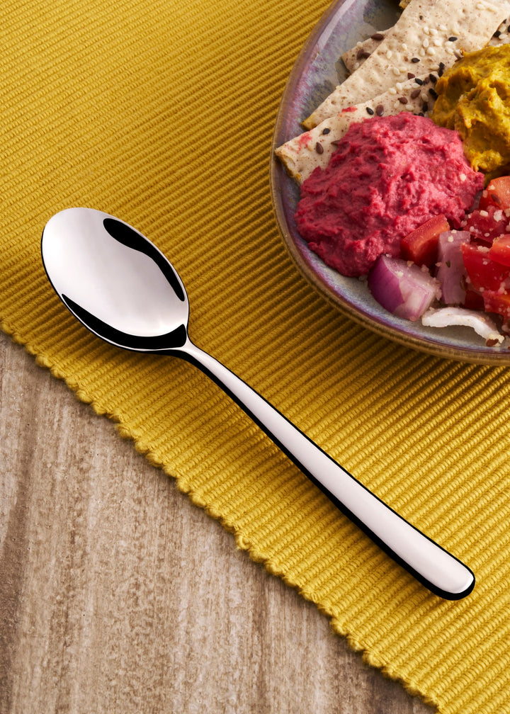 Stainless Steel Tea Spoon | 6", Silver, Pack of 12