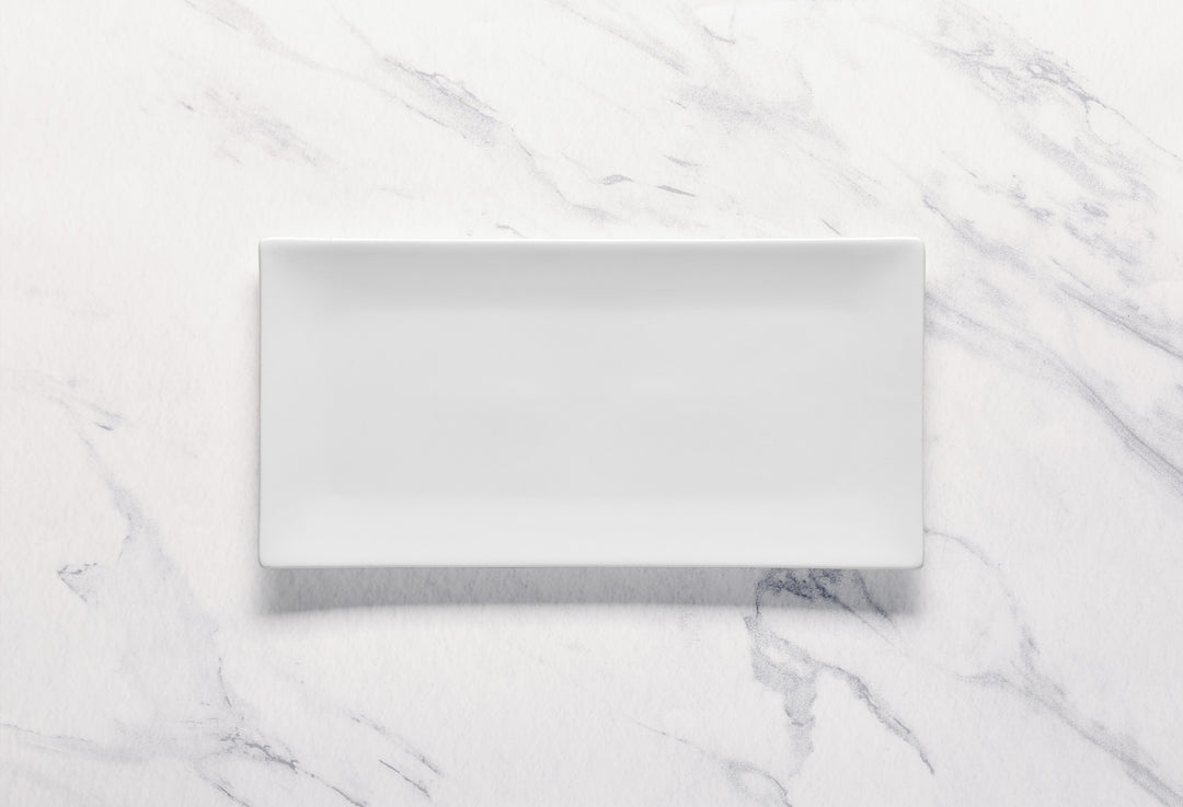 Rectangle Plate | 11.41x5.7", Porcelain | Set of 6