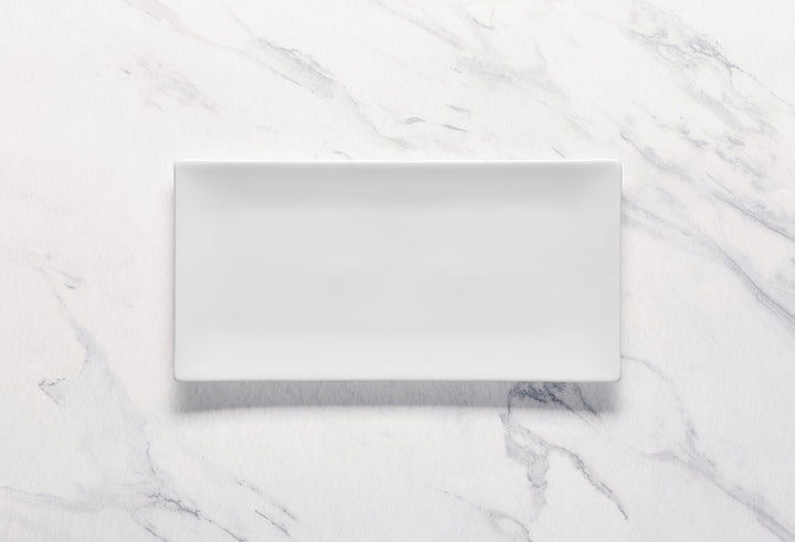 Rectangle Plate | 11.41x5.7", Porcelain | Set of 6