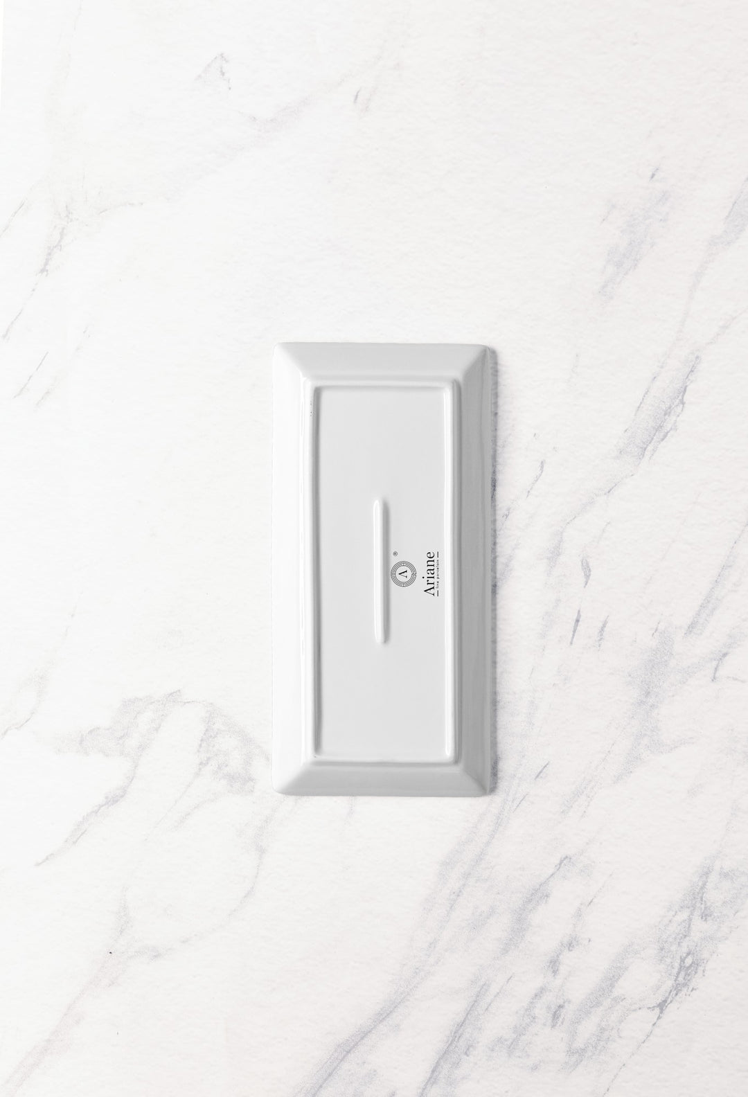Porcelain Rectangle Plates | Ivory | Pack of 12