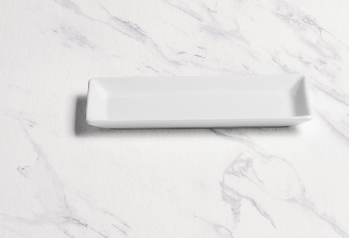 Rectangle Plate | Porcelain, Ivory | Set of 6