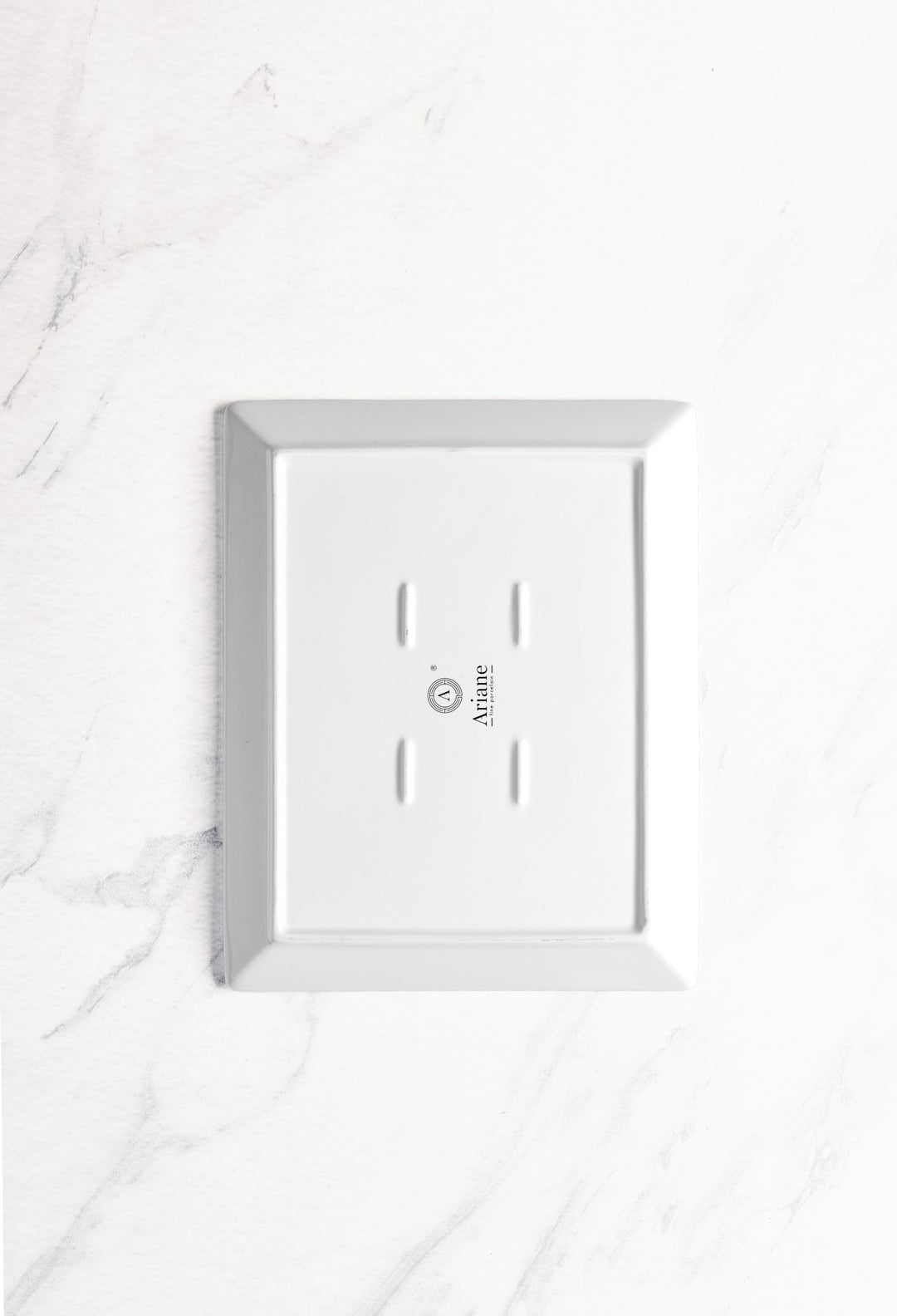 Rectangle Plate | Porcelain, Ivory | Set of 6