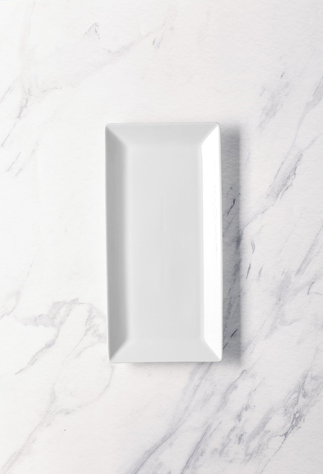 Rectangle Plate | Porcelain, Ivory | Set of 6