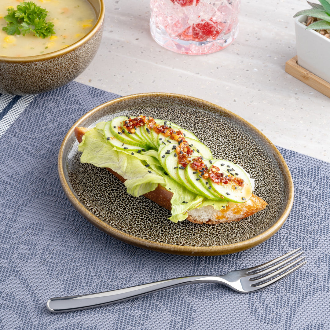 Porcelain Oval Plate | Platter | 7.3" x 6.3" | Set of 12