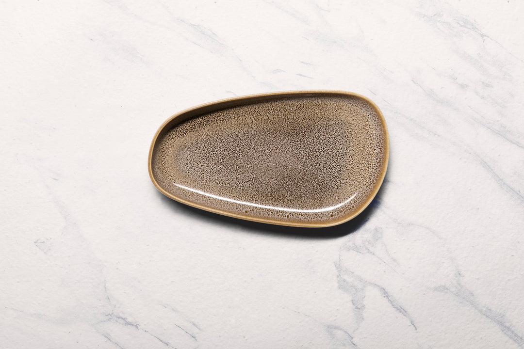 Porcelain Upala Plate | Platter | 10.7" x 6.1" | Set of 6