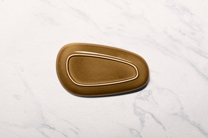 Porcelain Upala Plate | Platter | 10.7" x 6.1" | Set of 6