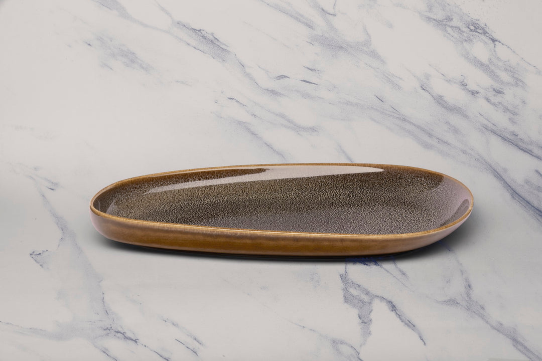 Porcelain Upala Plate | Platter | 13.8" | Set of 4