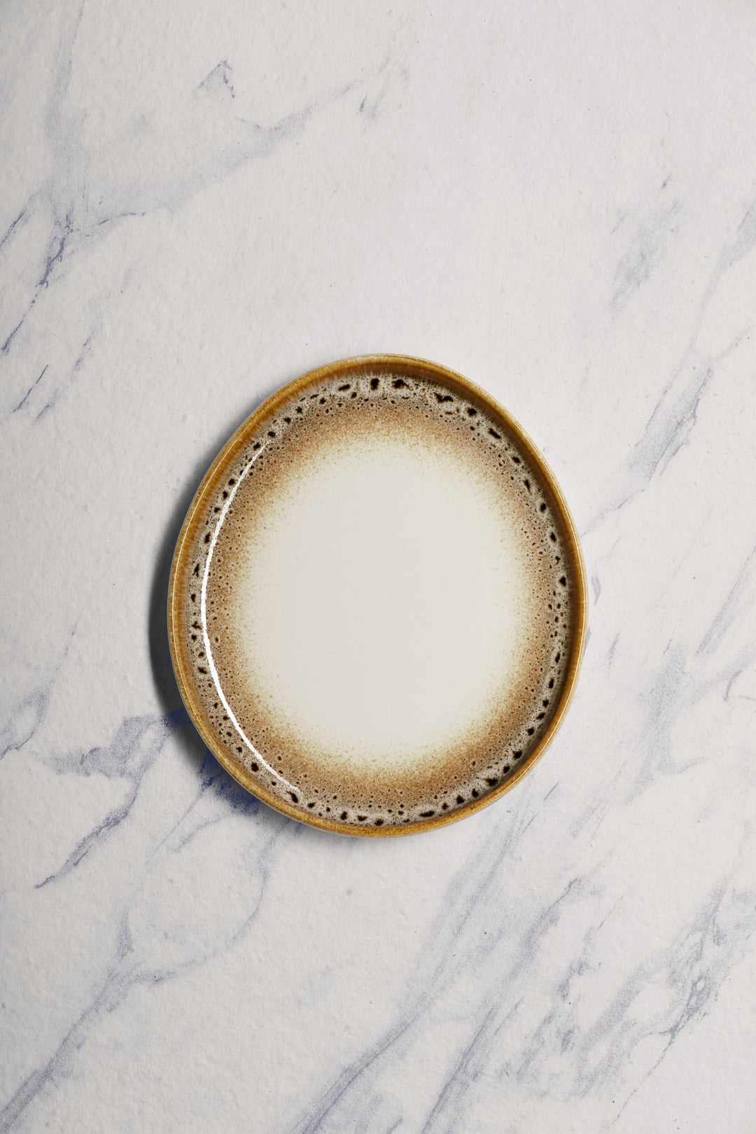 Porcelain Oval Plate | Elevated Oval Platter | Set of 6