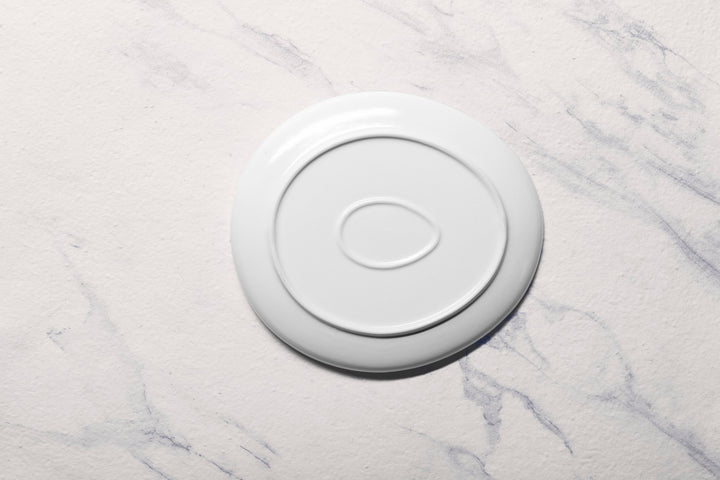 Porcelain Oval Plate | Elevated Oval Platter | Set of 6