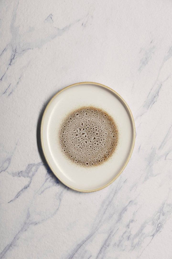 Porcelain Oval Plate | Elevated Oval Platter | Set of 6