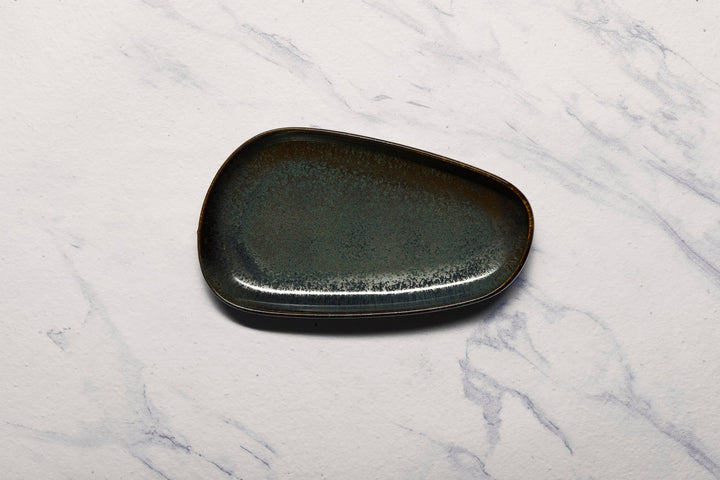 Porcelain Upala Plate, 10.7x6.1" | Set of 8